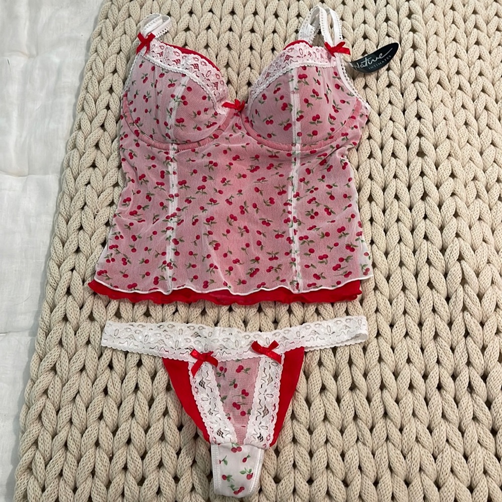 Cherry Lingerie Set